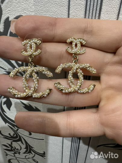 Серьги Chanel