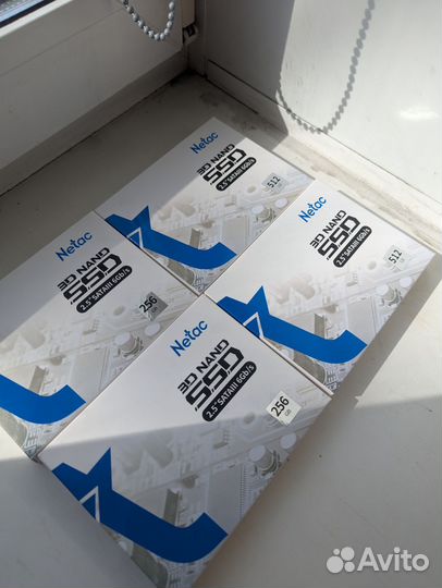 SSD Netac N600S 128+256+512гб новые SATA III