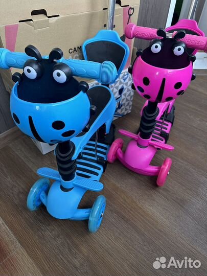 Самокат трехколесный 3 в 1 трансформер