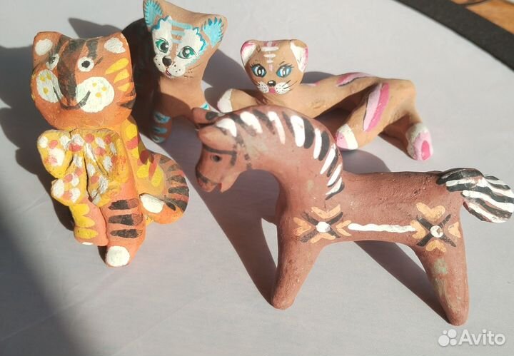 Фигурки из глины