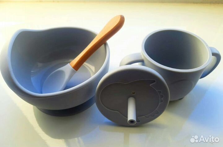 Силиконовая посуда для малышей