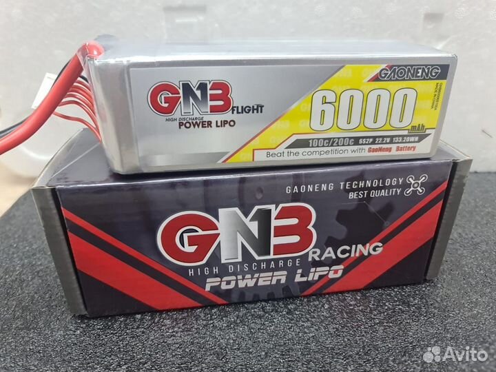 Аккумуляторная батарея lipo gnb 6000 мАч