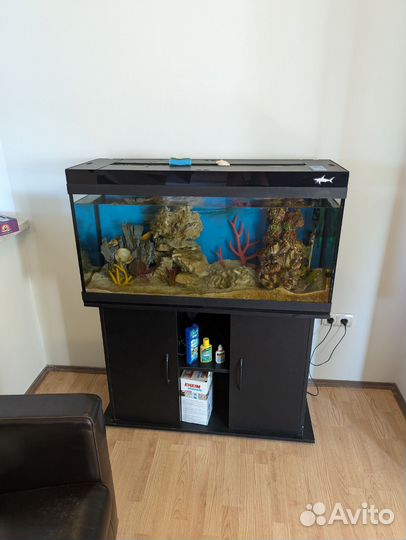 Аквариум 250 л, фильтр eheim