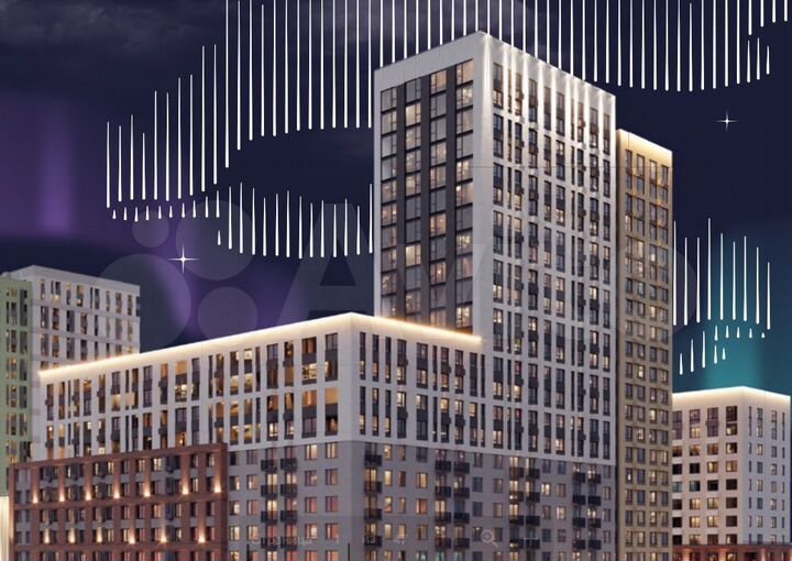 2-к. квартира, 53 м², 8/13 эт.