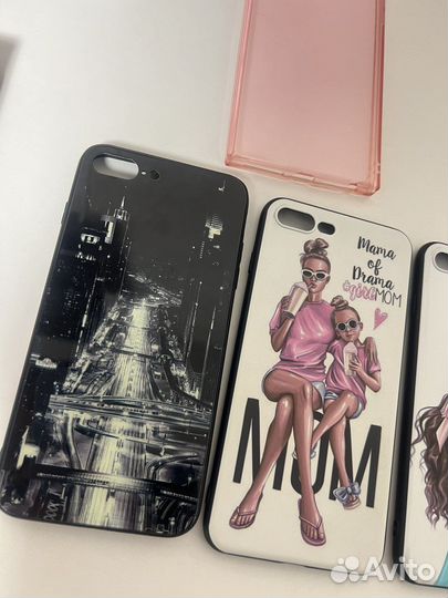 Стекло Защитное iPhone 7/8+ /Чехол iPhone 7/8+