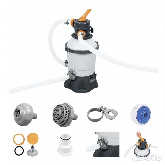 58515 Bestway Песочный фильтр-насос 3028л/ч