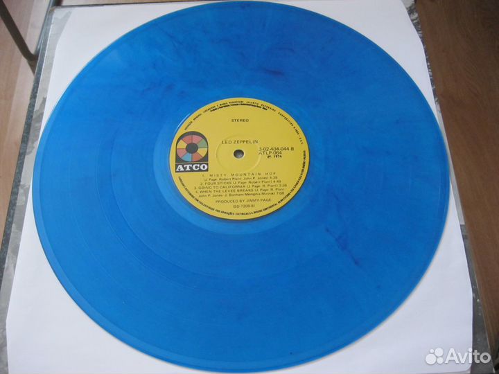 LED Zeppelin Untitled 2005 Blue marble Vinyl