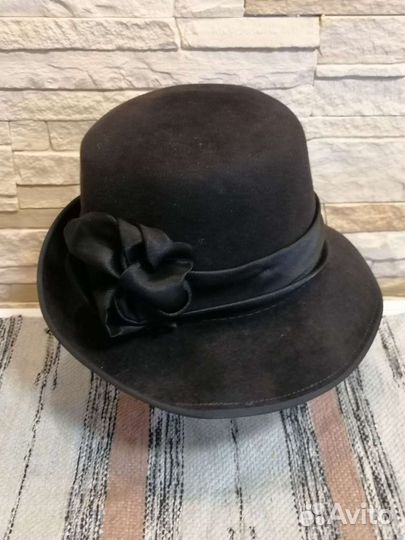 Женская фетровая шляпка