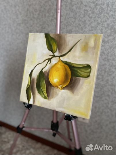Картина лимон маслом