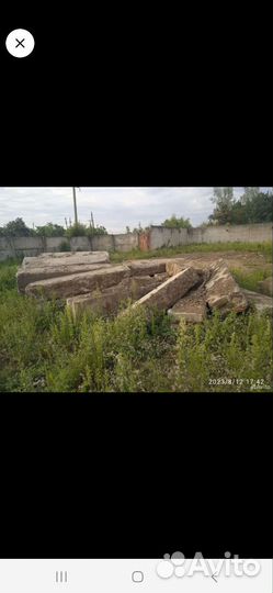 Фундаментные блоки и дорожные плиты