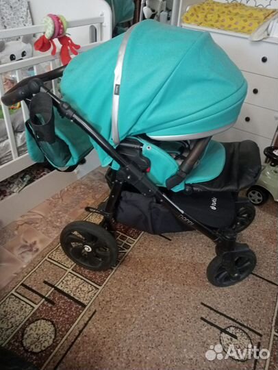 Коляска Tutis nanni 2 в 1 эко кожа