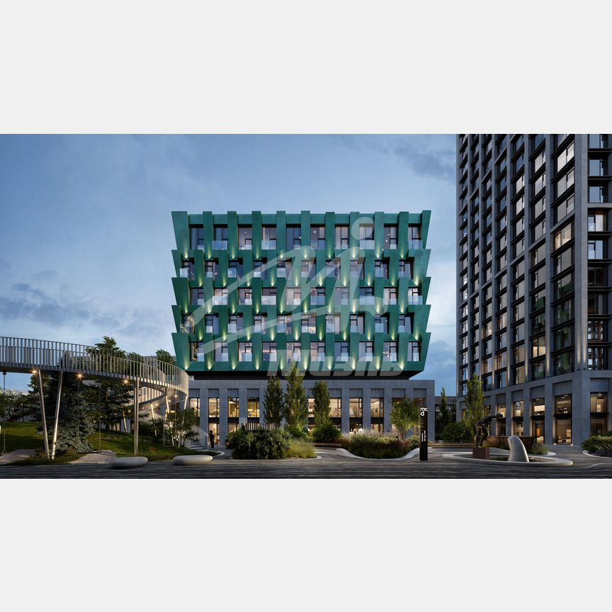 2-к. квартира, 43,3 м², 25/55 эт.