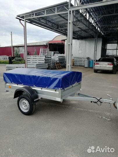 Прицеп цм эко 2*1,3 тент 0.21 без колёс