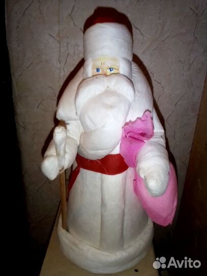 Дед Мороз СССР из Папье Моше в отл.состоянии