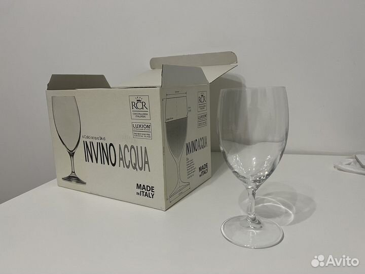 Бокалы для вина, воды (набор 6 штук)