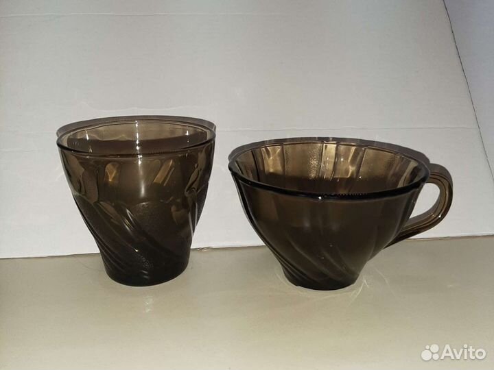 Чайные чашки, низкие стаканы Франция 125мл