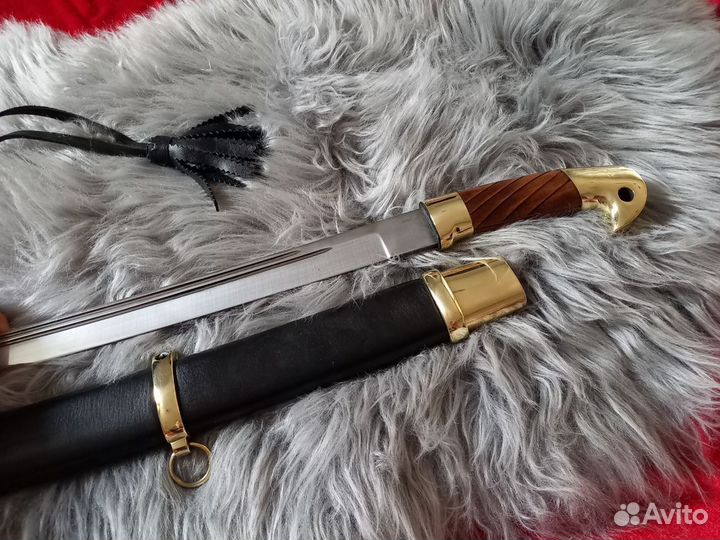 Шашка казачья для силовой рубки 2 кровостока