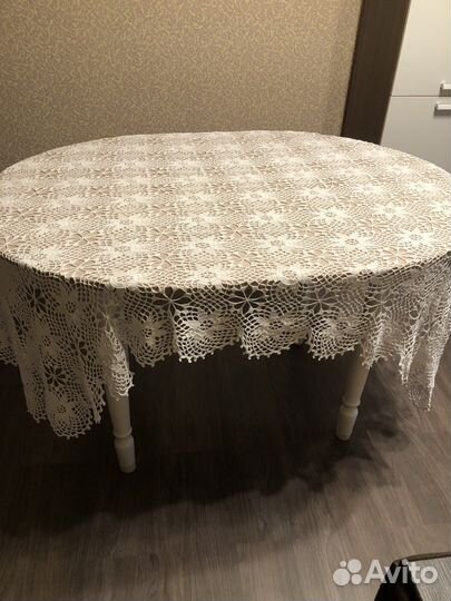 Скатерть вязаная крючком