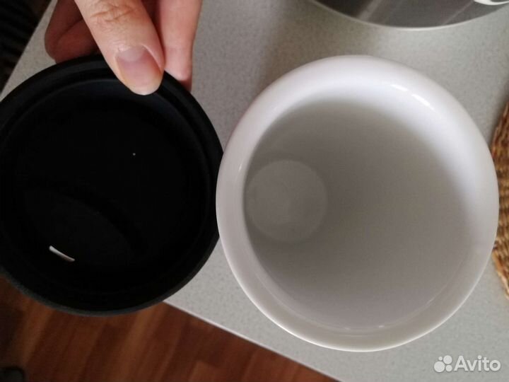 Термо кружка керамическая