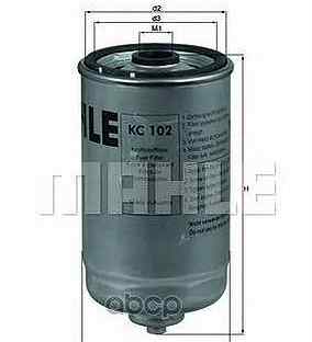 Фильтр топливный knecht/mahle KC102 KC102 Mahle