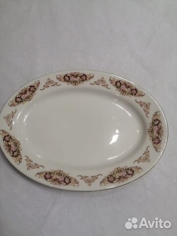 Блюдо фарфор Китай винтаж, ковш