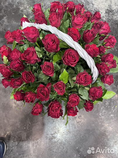 Цветы розы и букеты с доставкой 24/7