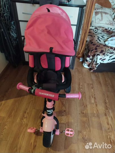 Детский велосипед с родительской ручкой