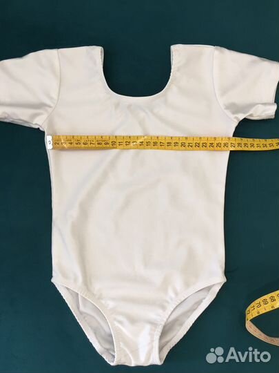 Купальник гимнастический белый