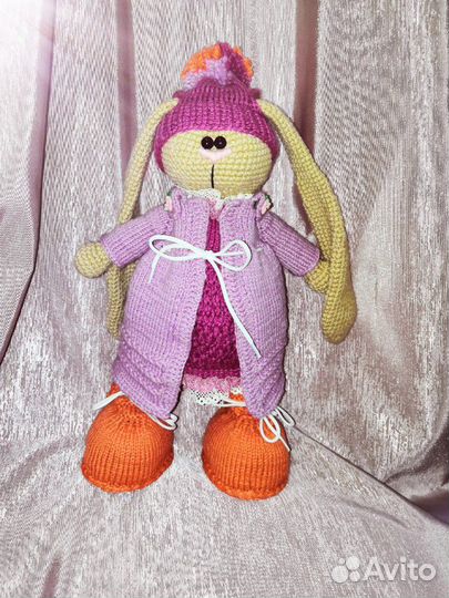 Вязаная малышка Стеша кукла Тильда