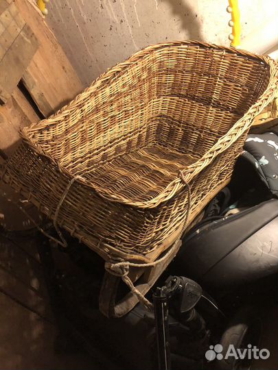 Плетеные санки