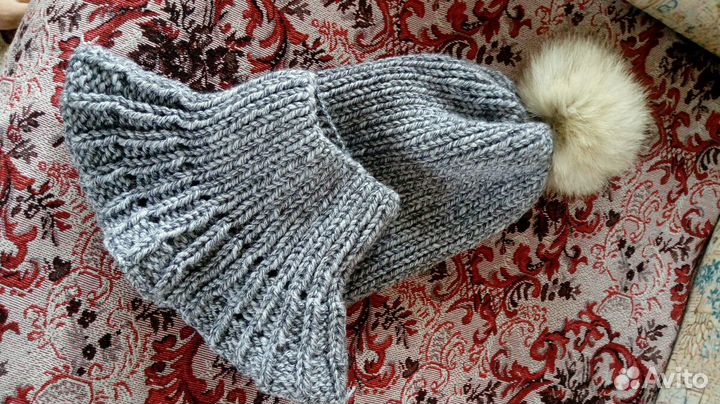 Комплект зимний Шапка и манишка