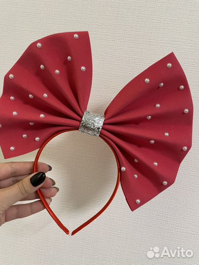 Ободок с бантом