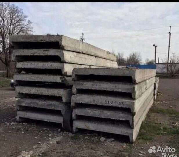 Плиты перекрытия пустотные новые и бу