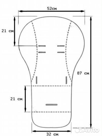 Чехол на стульчик для кормления