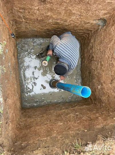 Септик установка и монтаж за 1 день под ключ