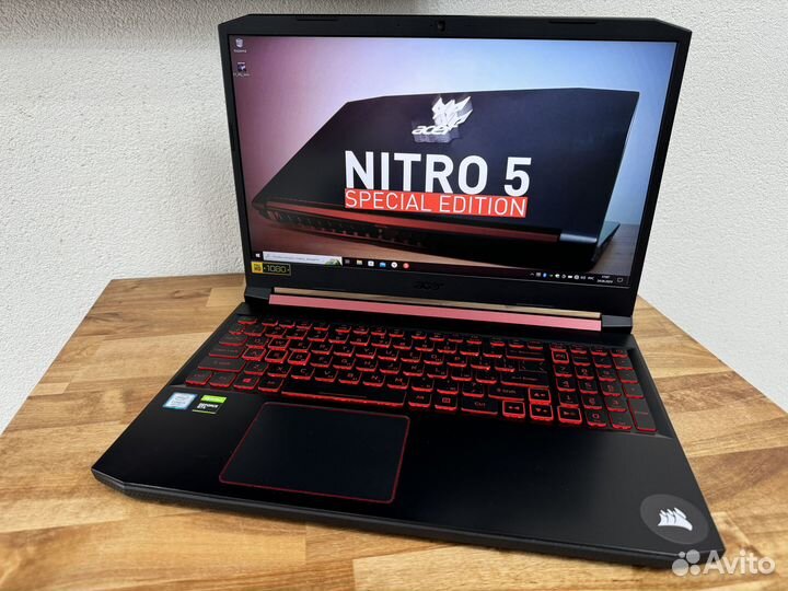 2021 Nitro 8 ядер i5-8300H 16Gb GTX1050 SSD512+HDD