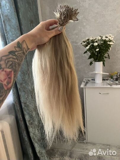 Волосы для наращивания бу