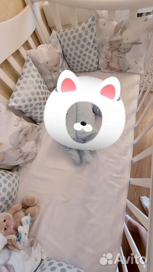 Бортики подушки в кроватку