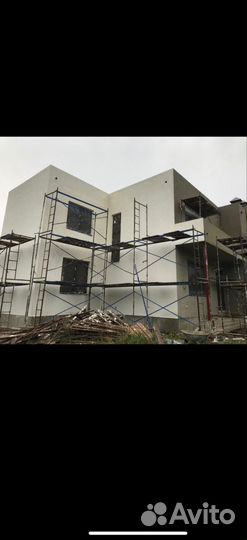 Фасадные работы утепление штукатурка