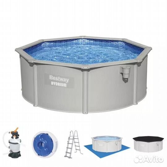 Стальной бассейн Hydrium 360х120см, 56574 BestWay