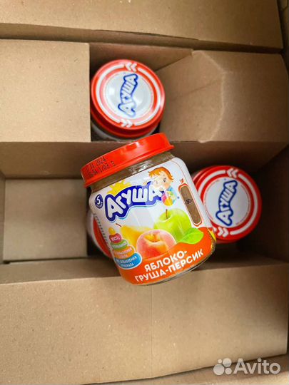 Фруктовое пюре агуша 44 шт