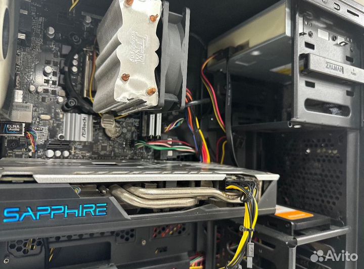 Игровой пк i3-9100F 4/4 RX 580-8Gb Sapphire