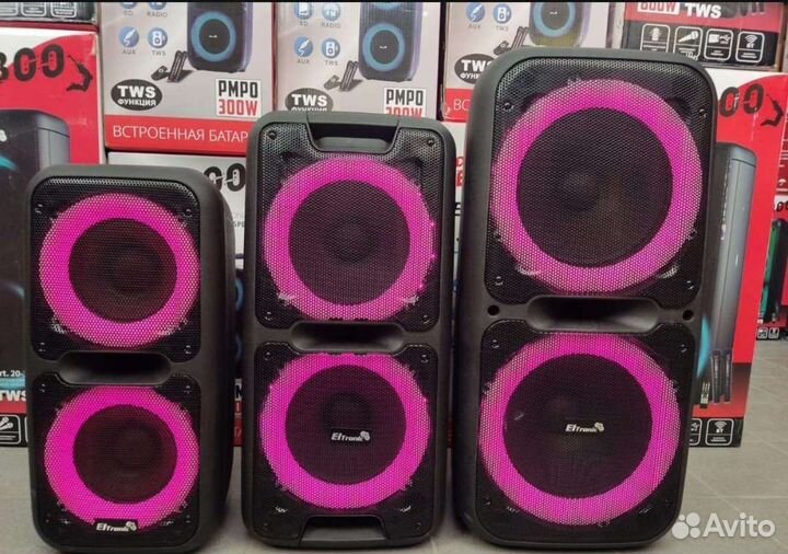 Мощные колонки eltronic 20-05, 20-07, 20-14