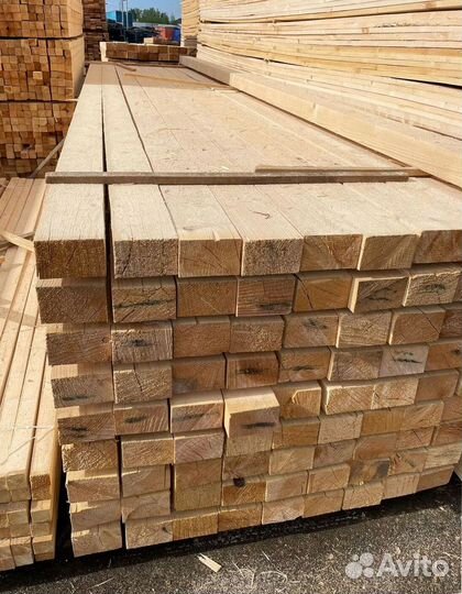 Брус обрезной 100х150х6000мм от производителя