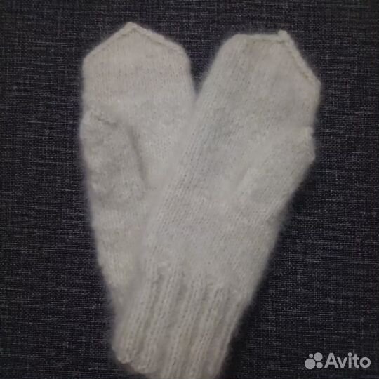 Варежки из собачьей шерсти
