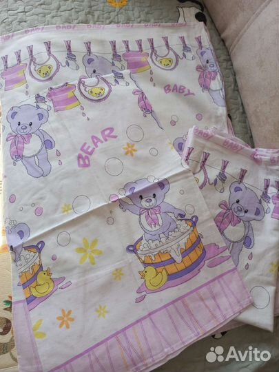 Детское постельное белье для малыша б/у