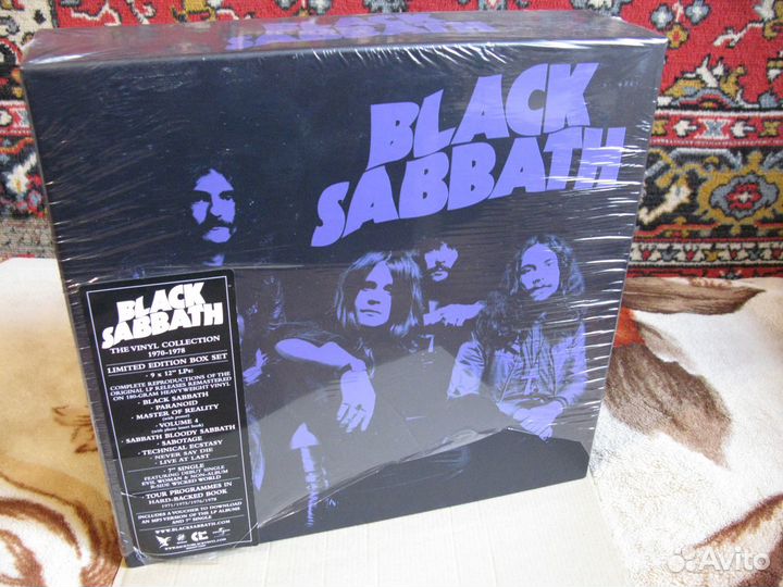 Black Sabbath The Vinyl Collection 1970-1978 Box
