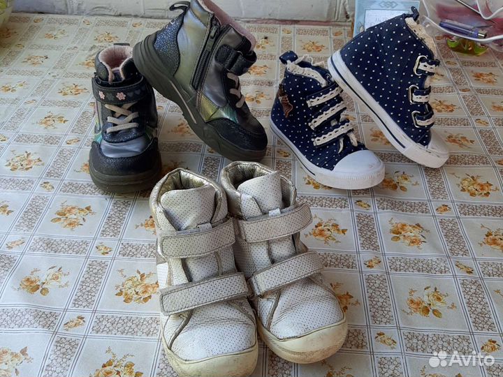 Ботинки для девочки28р