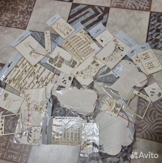 30 шт Чипборды для скрапбукинга