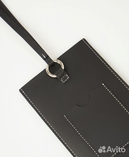 Кожаный чехол для телефона на ремешке новый
